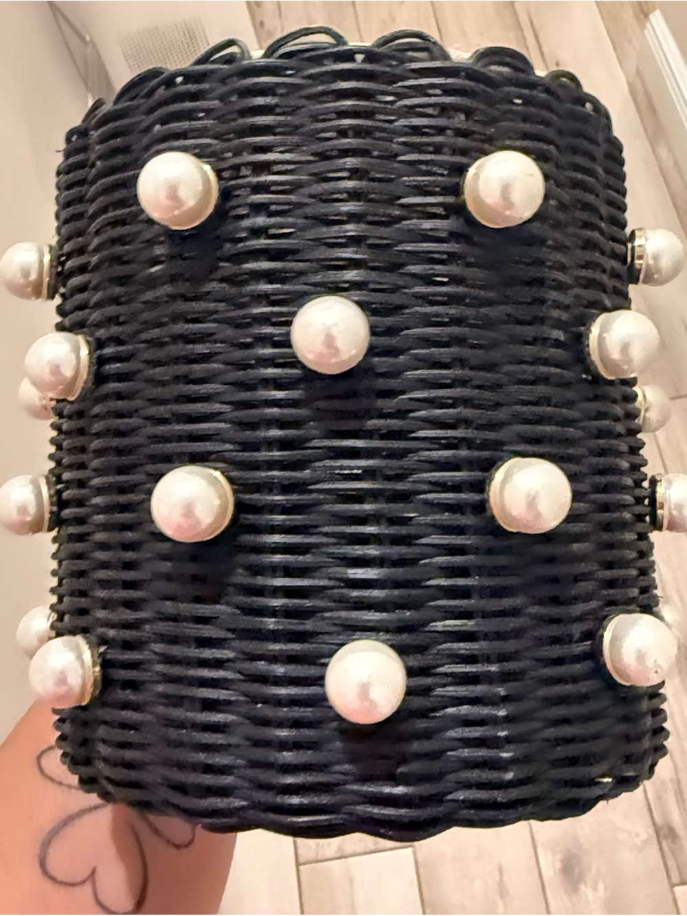 Chloe Rattan Bucket Bag - Picture 4 of 6